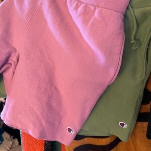 Champion Green Reverse Weave Shorts
